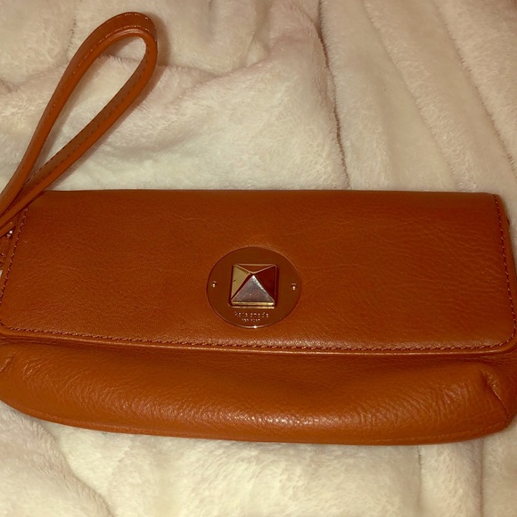 Kate spade tan clutch
